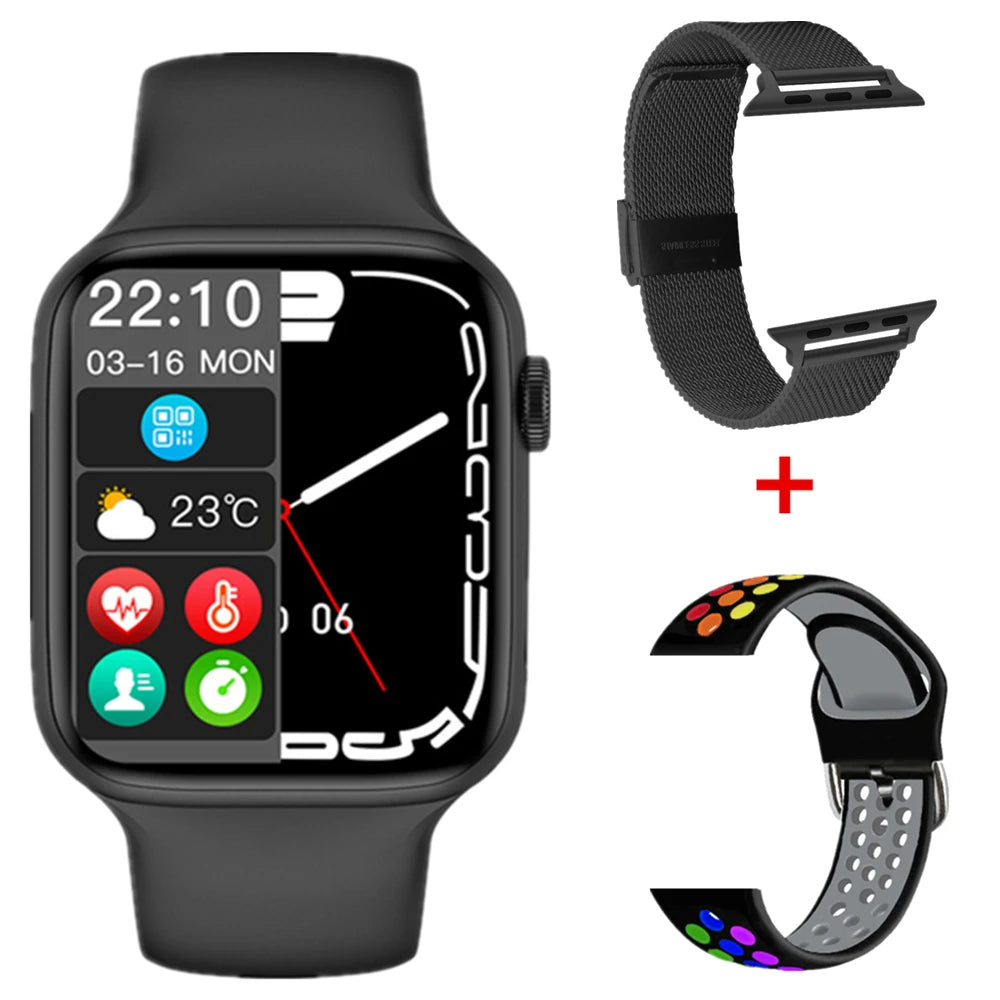 2025 NEW Smart Watch Wireless Charging Smartwatch Bluetooth Calls Men Women Watches Fitness Bracelet Custom Watch Face