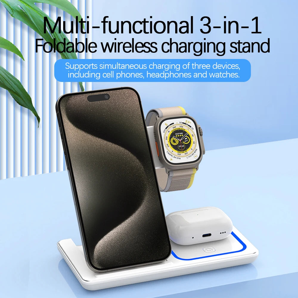 Foldable Wireless Charger for all mobile phones.