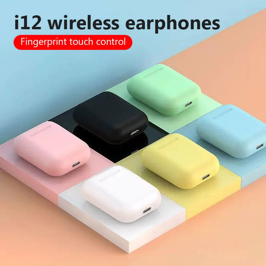 Wireless i7Mini2 TWS Bluetooth Earphones 5.0 Headphones Matte Macaron Earbuds Handsfree With Mic Charging Box Sports Headset i12