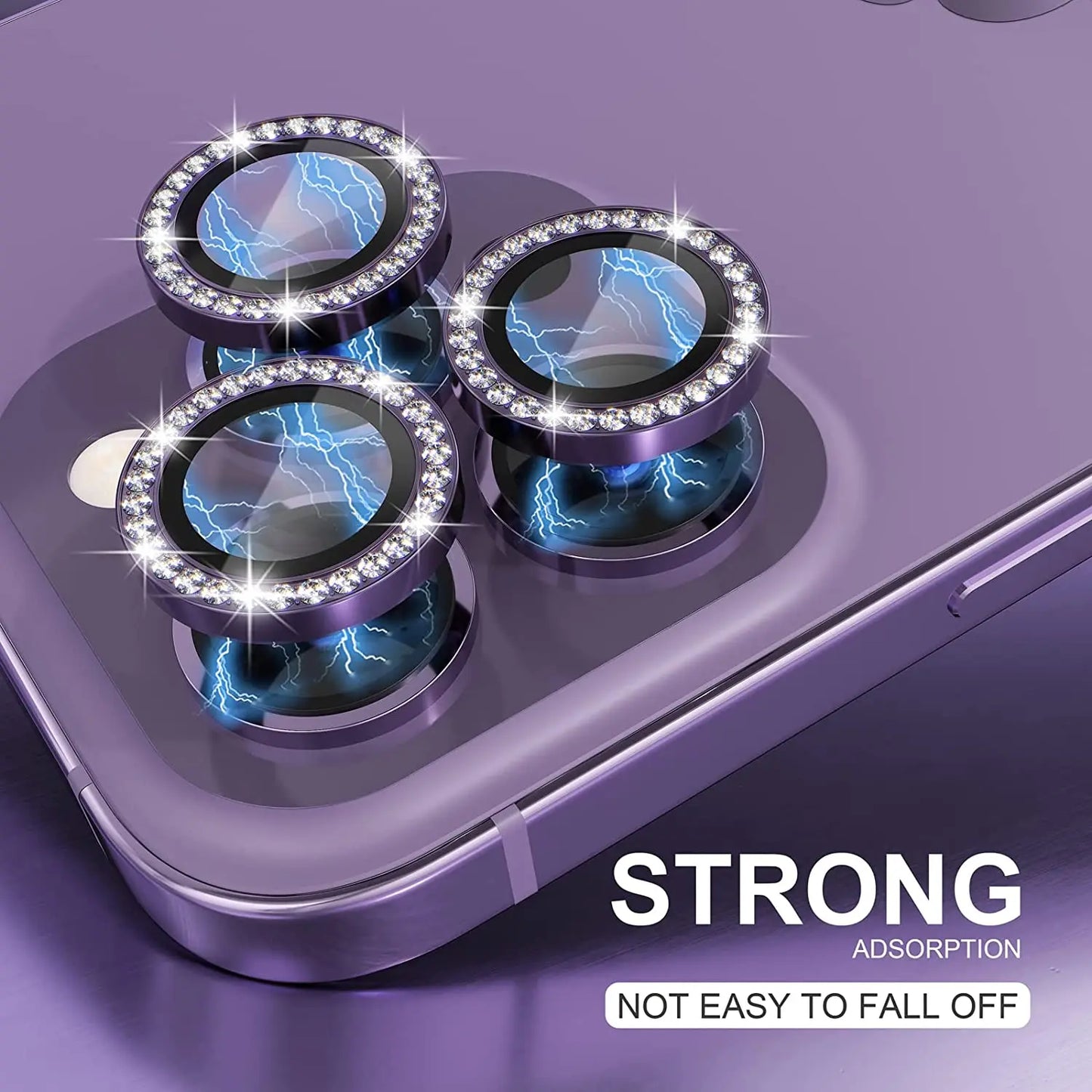 Glitter Diamond Rhinestone Camera Lens Protector for iPhone 16 16Pro 15 14 Pro Max Plus 13 12 Mini 11 14Pro 13Pro 14Plus 12Pro